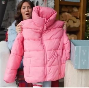 NWT Pink Medium Jilly Box Noize Puffer